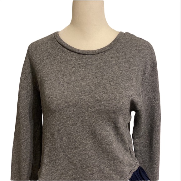 J CREW ruffled hem sweatshirt - Picture 3 of 12